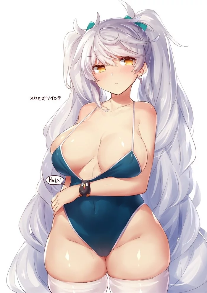 Unryuu - NSFW, Kantai Collection, Unryuu, Sugoi Dekai, Купальник, Anime Art, Аниме, Арт