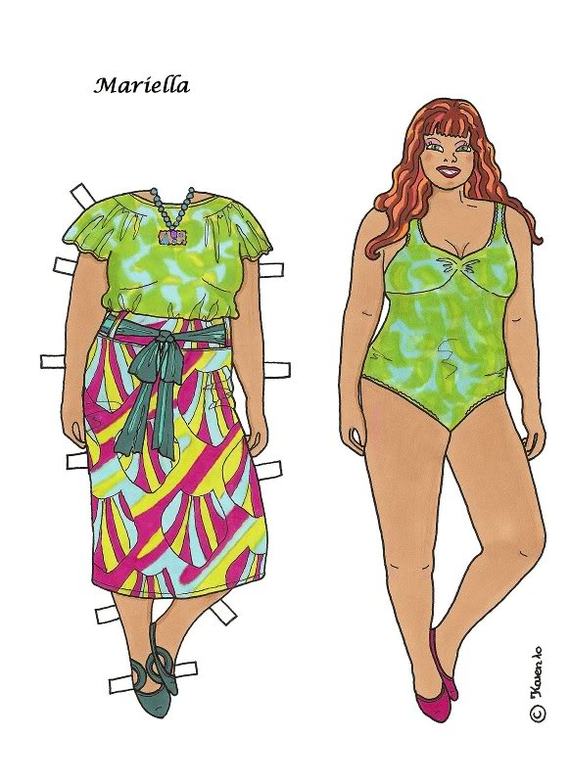 Paper Doll - Бумажная кукла, Необычное, Картинки, Хобби, Длиннопост