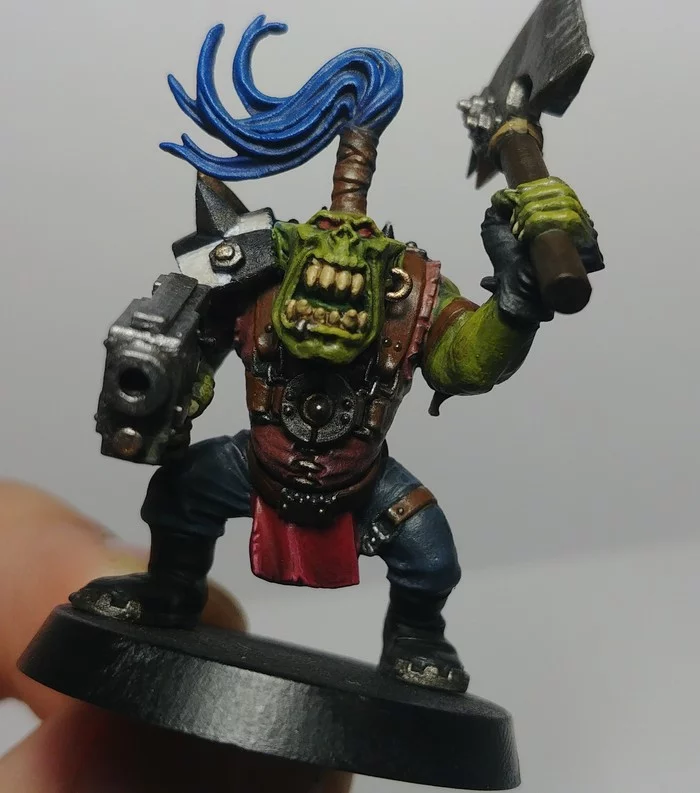 Waaaaagh!! Товарищи! ч.2 - Моё, Орки, Warhammer 40k, Моделизм, Покраска миниатюр, Wh miniatures, Длиннопост