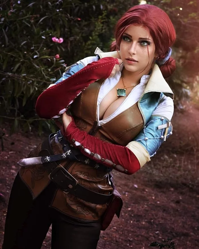 Triss Merigold,Ciri Shermie cosplay - Cosplay, Beautiful girl, Girls, Witcher, Triss Merigold, Longpost, Ciri