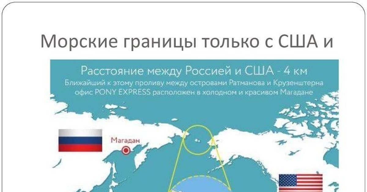 Россия имеет границу с сша. Граница России и США.