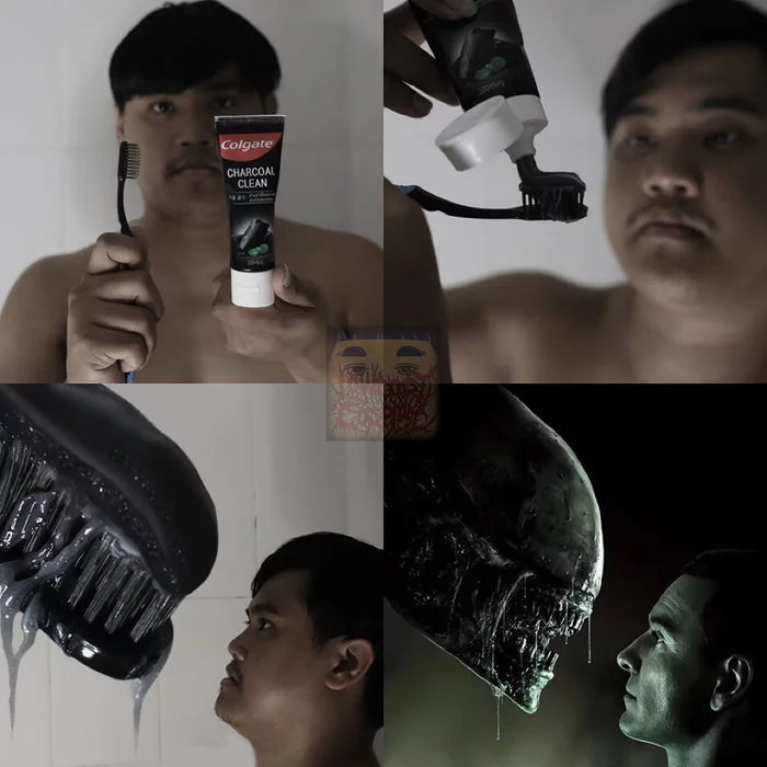 Cosplay on Alien - Cosplay, Stranger, Movies, Humor, Funny, Funny, Parody, Lowcost cosplay