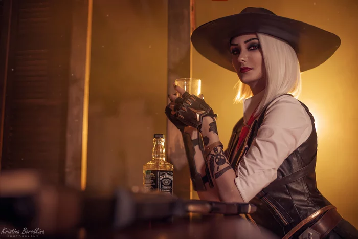 Ashe by Vixena Siren - Cosplay, Russian cosplay, Overwatch, Ashe, Video game, Beautiful girl, Cowboys, Longpost, Girls