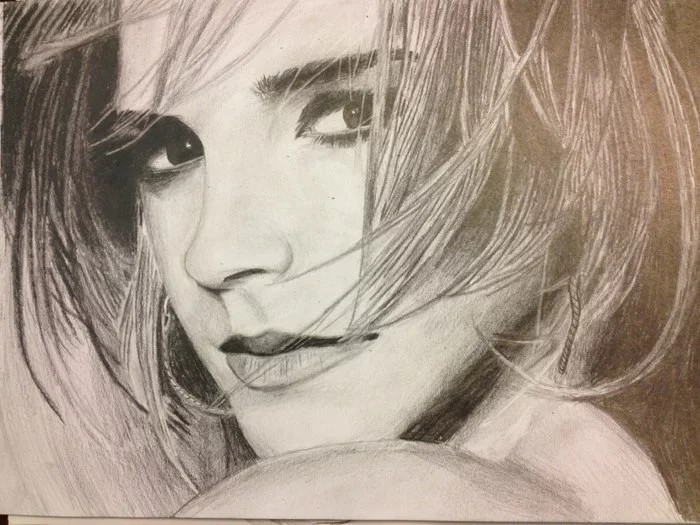 Emma Watson - My, Emma Watson, Harry Potter, Creation, Painting