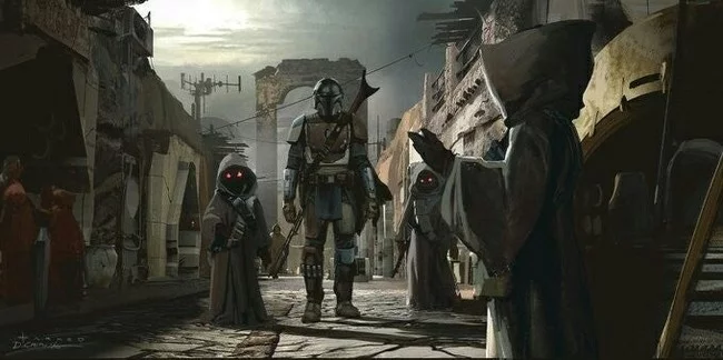 The Mandalorian (концепт-арты) - Мандалорец, Star Wars, Длиннопост