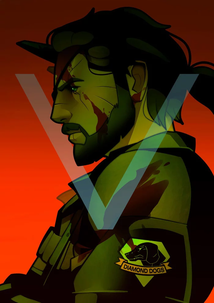 Venom Snake - Venom Snake, Metal gear solid 5, Metal gear solid, Art, Games, Longpost