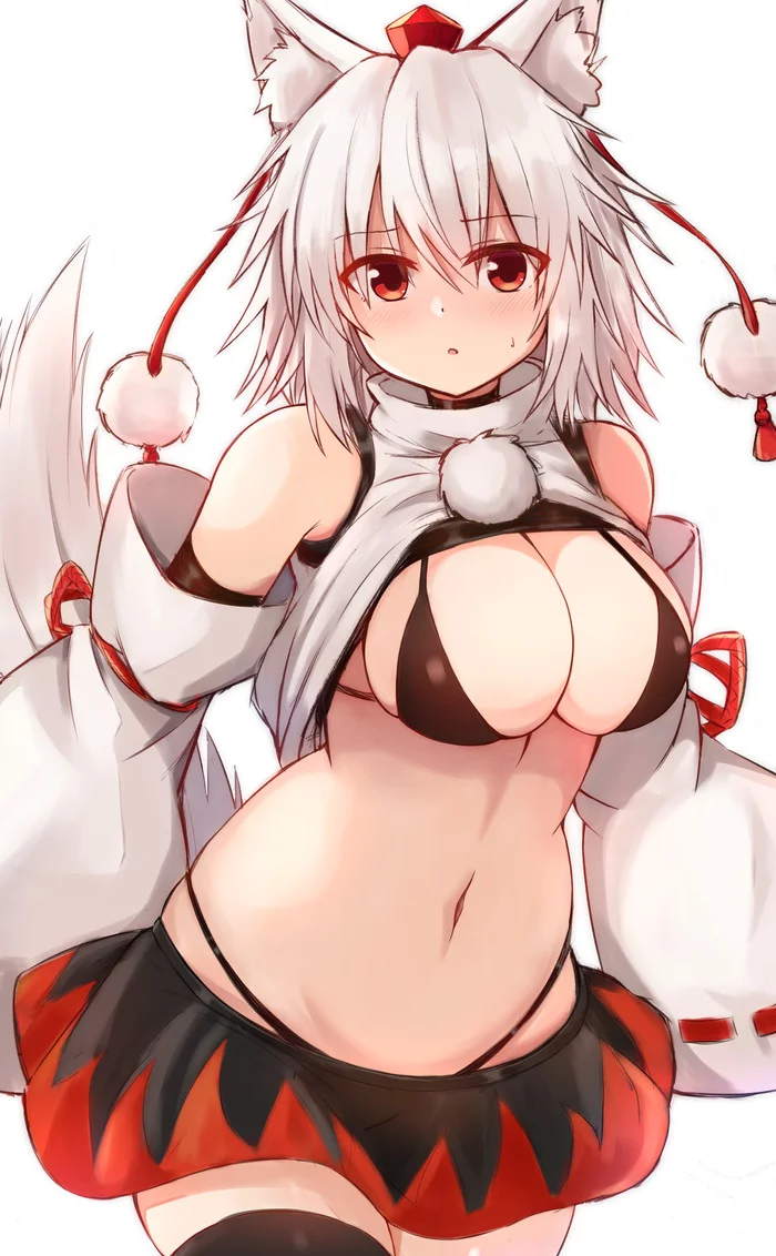 Inubashiri Momiji - NSFW, Touhou, Inubashiri Momiji, Anime Art, Аниме, Tksand