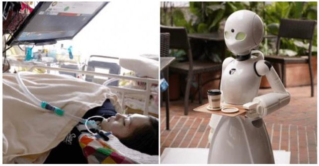 A cafe in Japan hires paralyzed people to operate robots so they can work, earn an income and feel needed. - Robot, Japan, Cafe, Work, Disabled person