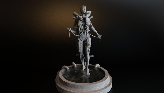 Dark Technologies. Heart machine Zbrush, 3D, , 