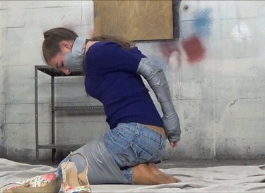 Nichole not loving the tape Бондаж, Связывание, Фетишизм, Гифка, Девушки, Длиннопост