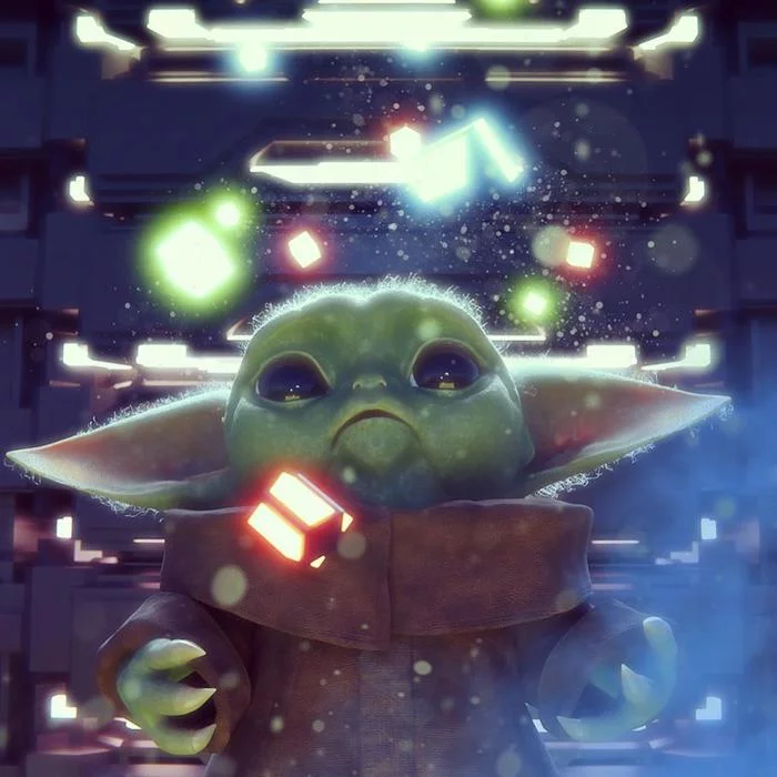 Fan art: Baby Yoda in training - Star Wars, Fan art, Mandalorian, Yoda, Grogu