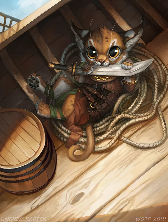 Mirri Secret Lair - Alradeck, Furry, Art, Pirates