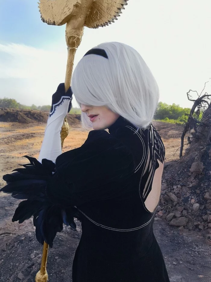 YoRHa 2 type - My, Cosplay, Yorha unit No 2 type B, amateur cosplay, Craft, Russian cosplay, NIER Automata, Games, Longpost