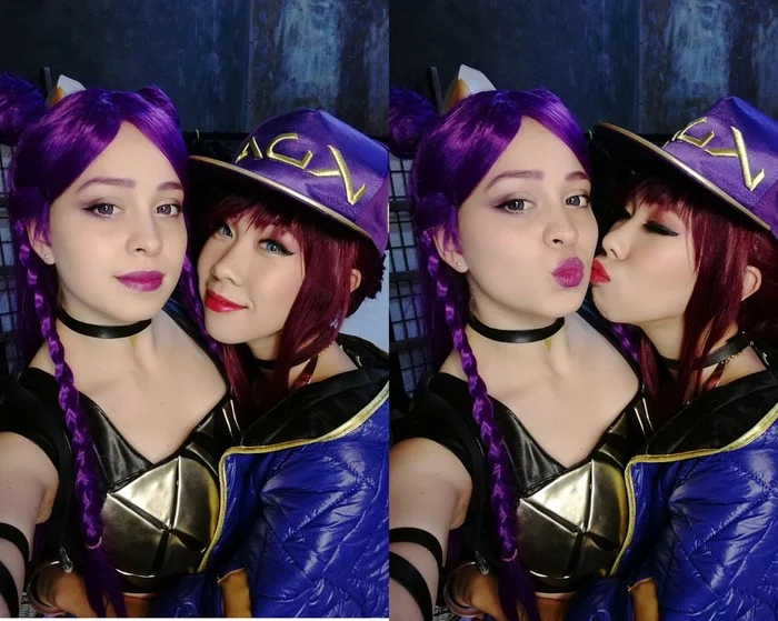 Kaisa and Akali! Kda style) - Cosplay, League of legends, Kaisa, Akali