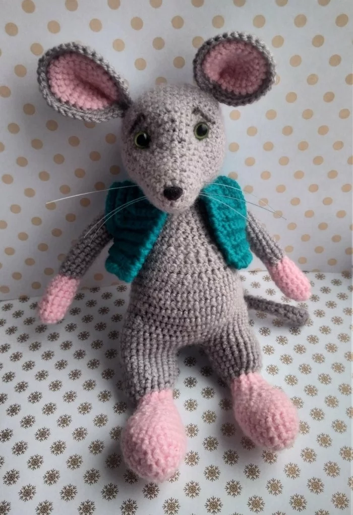 Ratmania - My, New Year, Symbol of the year, Crochet, Needlework without process, Amigurumi, Year of the Rat, Mouse, Knitted toys, Longpost