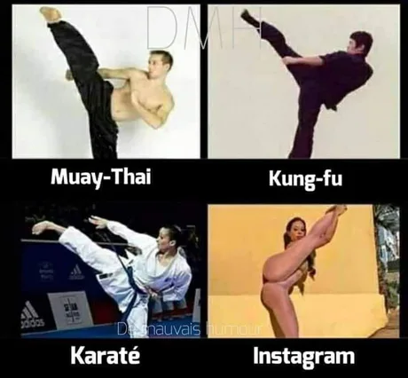 It is still unknown which kung fu is stronger - Instagram, Kung Fu, Thai boxing, Karate