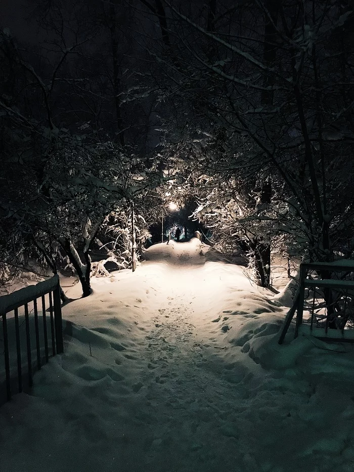 Winter 2019. Moscow region, Khlebnikovo station - My, Winter, Path