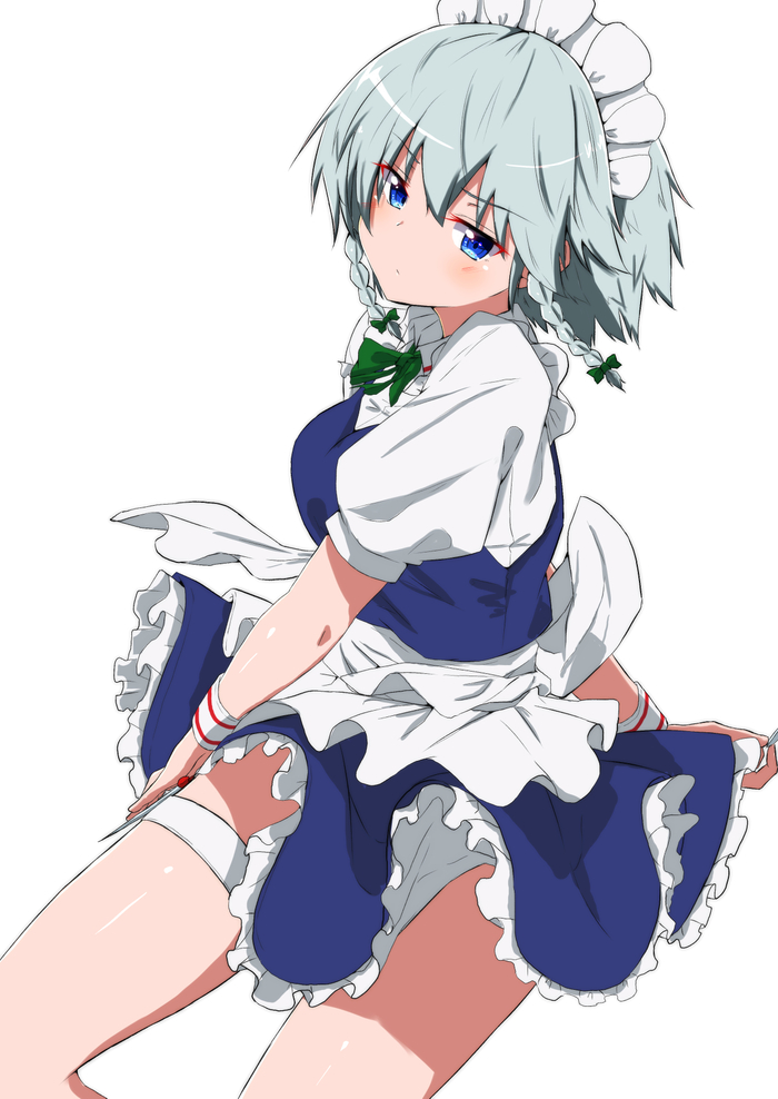 Izayoi Sakuya Touhou, Izayoi Sakuya, Anime Art, ,  , Mukkushi