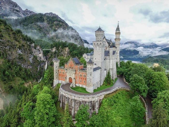 Seasons and Neuschwanstein Castle - Neuschwanstein, Germany, Bavaria, Seasons, Images, Longpost, Beautiful view, Lock