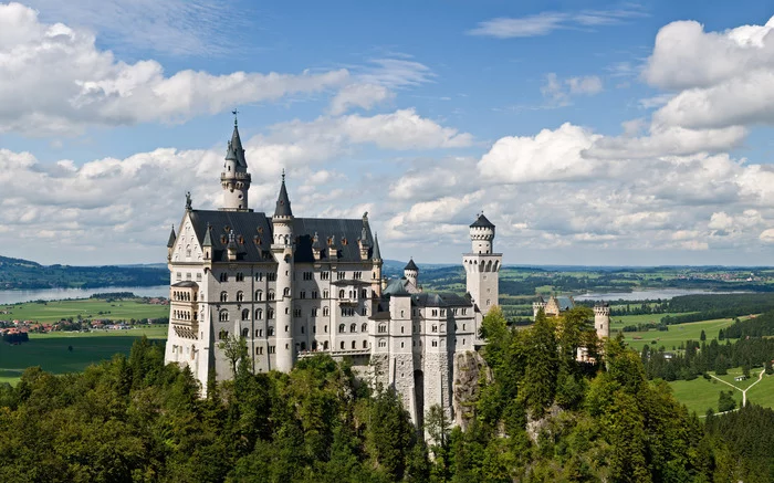 Seasons and Neuschwanstein Castle - Neuschwanstein, Germany, Bavaria, Seasons, Images, Longpost, Beautiful view, Lock