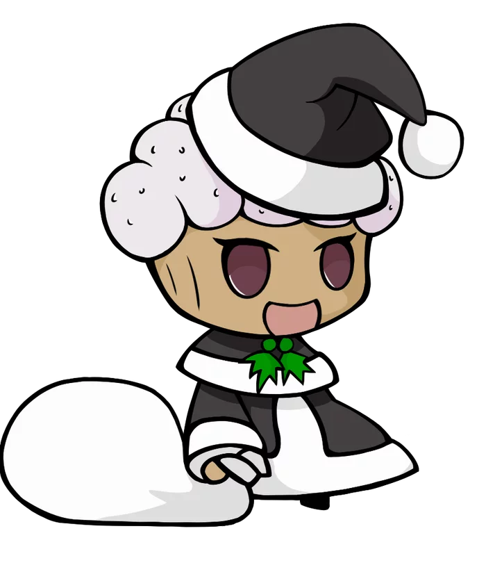 Out of idleness, I decided to do this on New Year’s Eve. Maybe someone will like it, but I'm not sure about it :/ - My, Anime art, Padoru, Anime