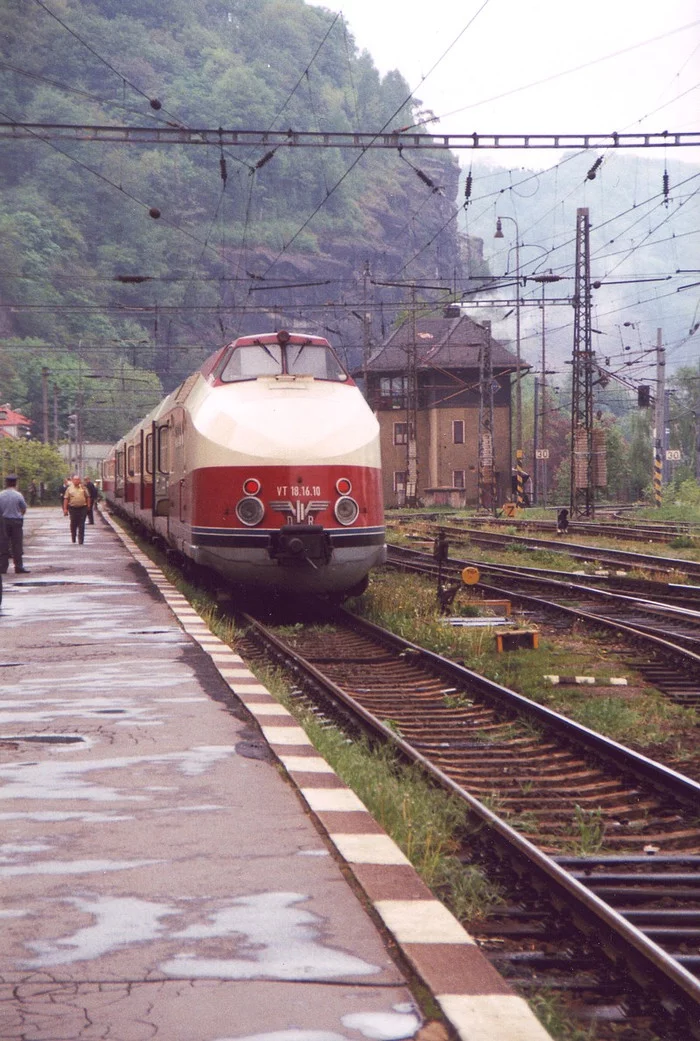 High-speed train of the GDR - Railway, Longpost, Diesel Train, Germany, Video, GDR