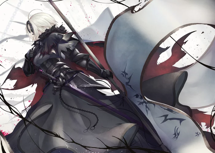 Jeanne Alter - Аниме, Арт, Anime Art, Fate, Fate Grand Order, Jeanne Alter, Jeanne Darc, Marumoru