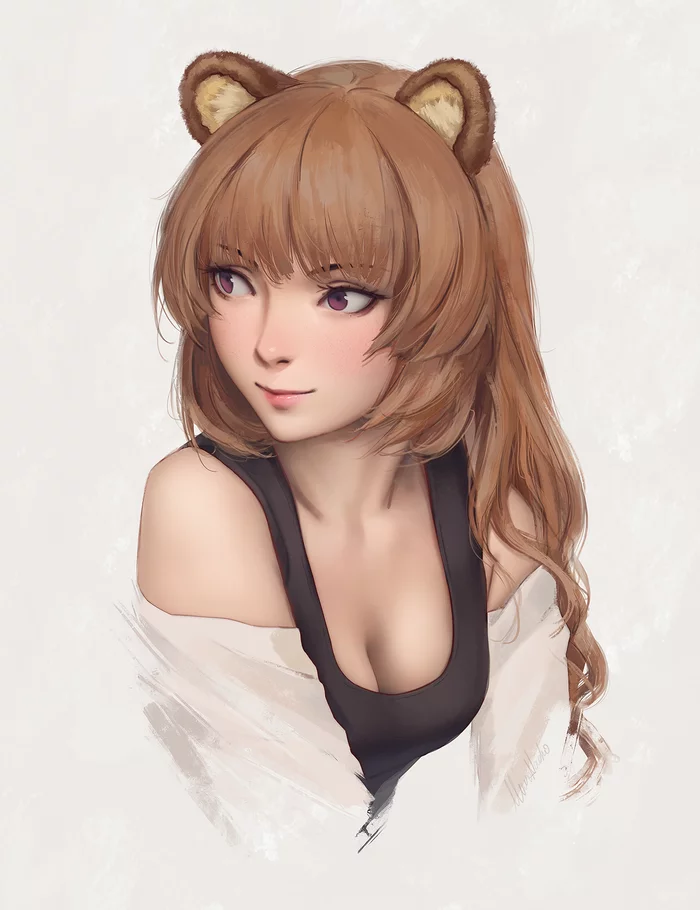 Raphtalia - Аниме, Tate no Yuusha no Nariagari, Raphtalia, Anime Art, Animal Ears, Miura-N315