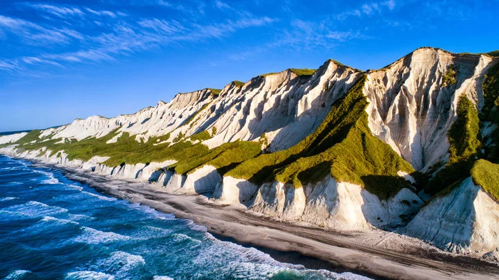 White rocks. Iturup - My, Travel across Russia, Travels, Iturup, The photo, Quadcopter, Longpost, Nature