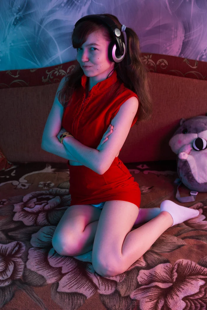 Meiko cosplay - NSFW, My, Lowcost cosplay, Cosplay, Vocaloid, Longpost
