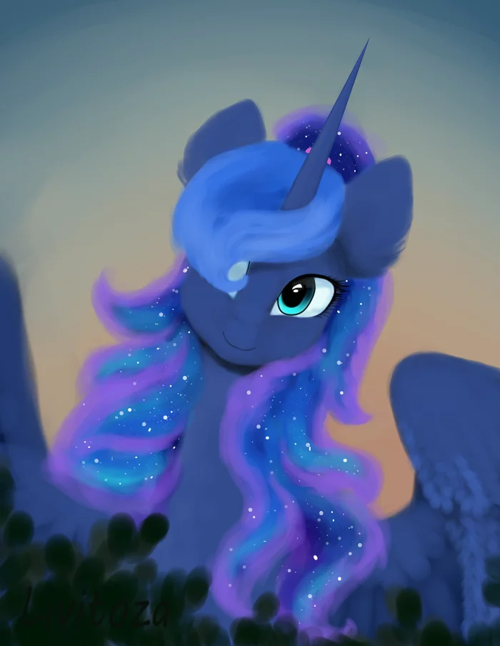 Tail - My, Princess luna, My little pony, Livitoza