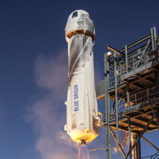 Live broadcast of the launch of the New Shepard launch vehicle as part of the NS-12 mission - Space, Blue origin, New Shepard, Jeff Bezos, Video