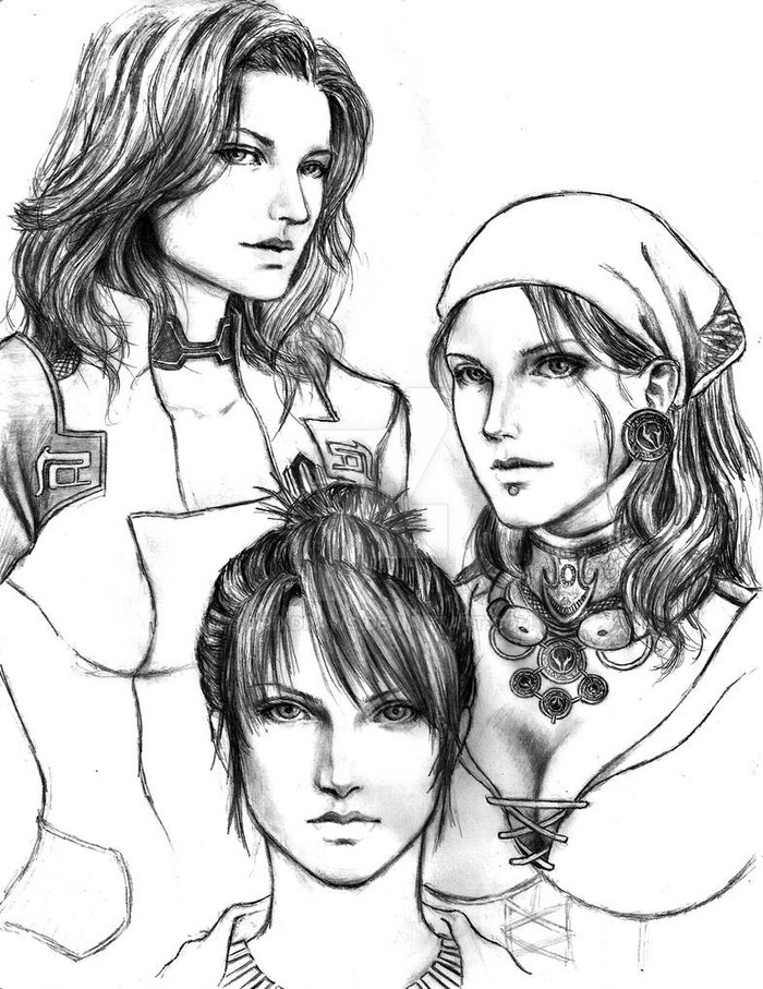 Girls of Bioware Mass Effect, Dragon Age,  , , , 