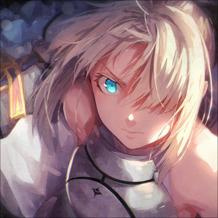 Saber Lily , , Anime Art, Fate, Fate Grand Order, Saber Lily, Artoria Pendragon, Hakusai