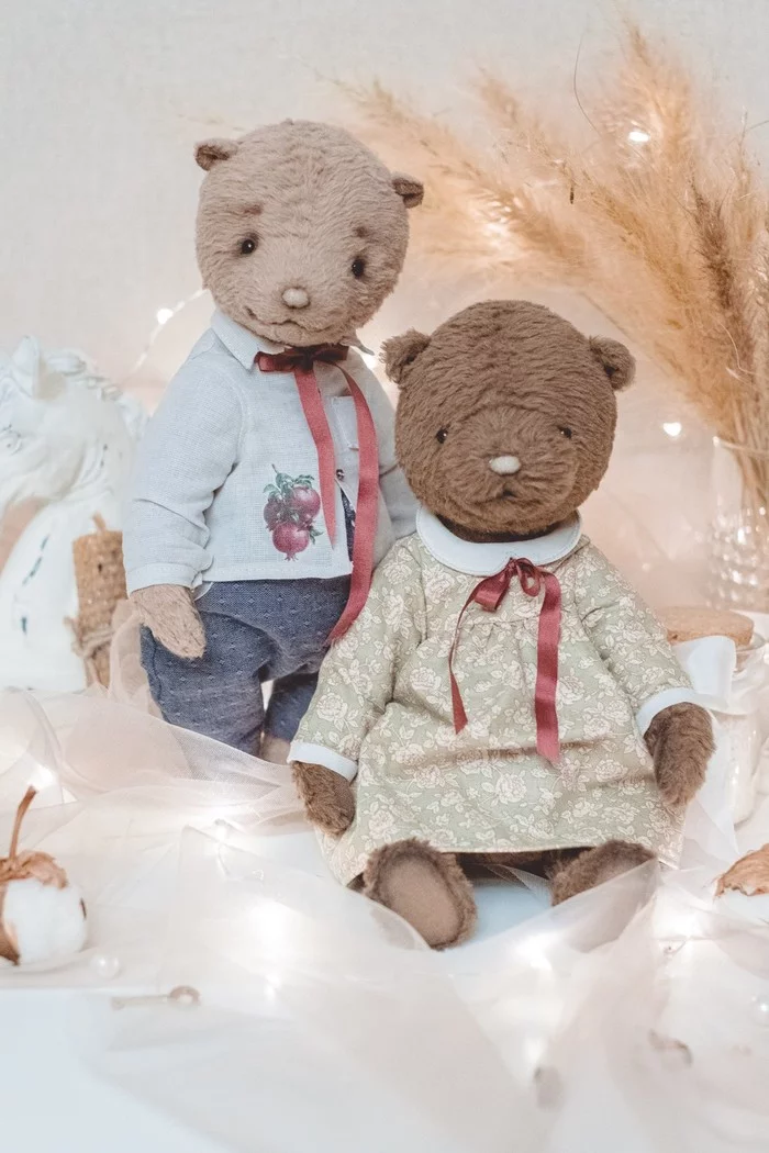 Handmade bears - My, Needlework without process, Handmade, The Bears