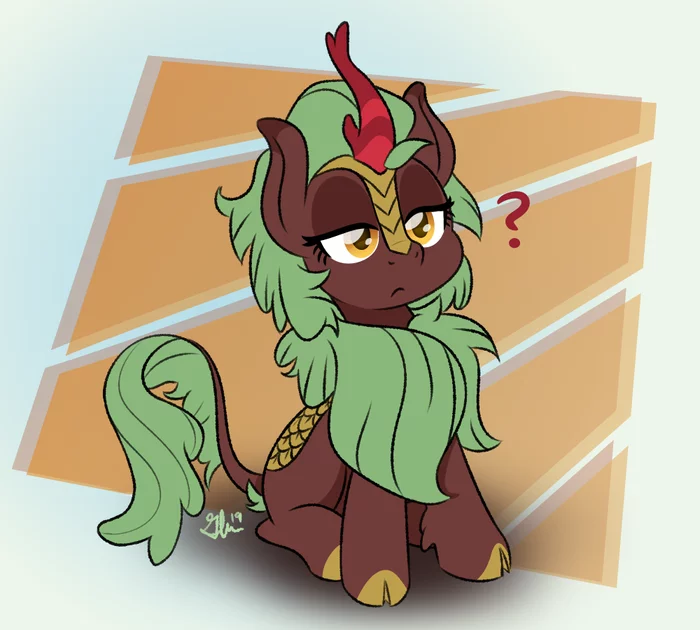 Cinder is not impressed - My little pony, PonyArt, Cinder glow, MLP Kirin