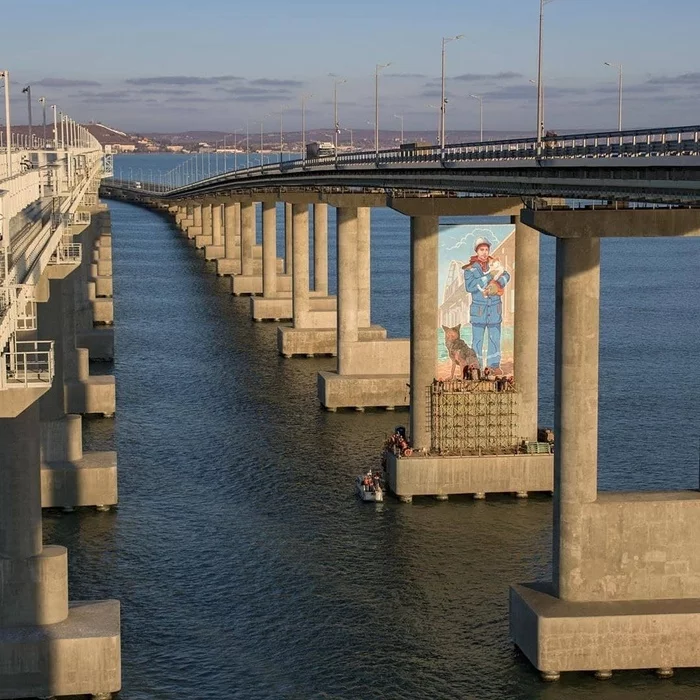 Final touches of construction - Crimean bridge, Crimea, Kerch Strait, Longpost