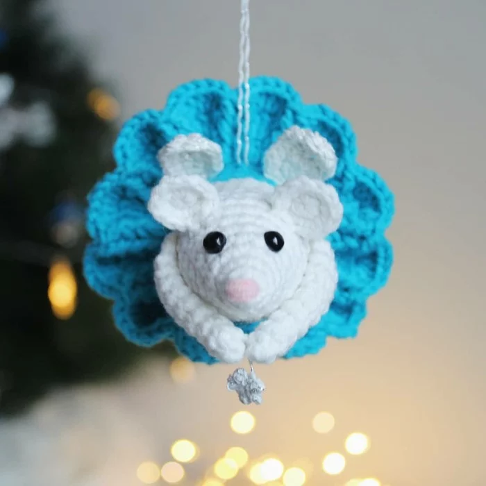 Mouse Fairy - My, Mouse, Needlework without process, With your own hands, Needlework, Christmas decorations, Milota, Crochet, Fairy