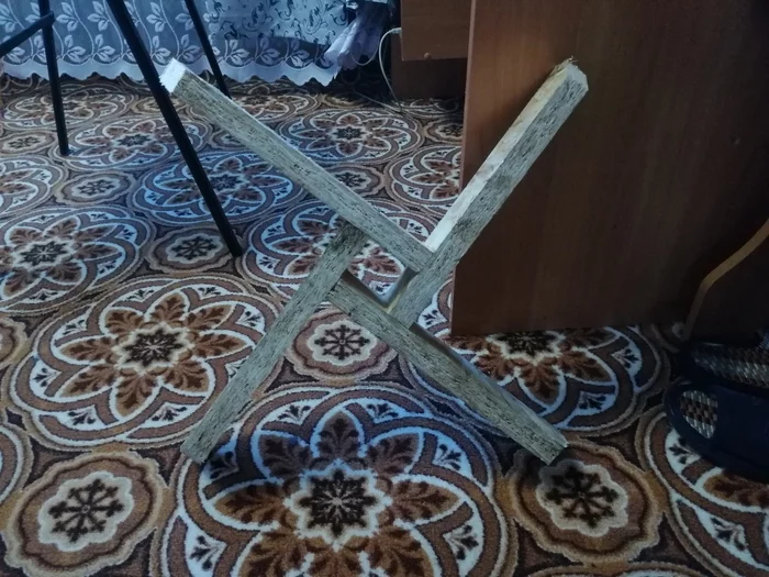 DIY Christmas tree cross - My, Rukozhop, Christmas trees, New Year, Homemade, Longpost
