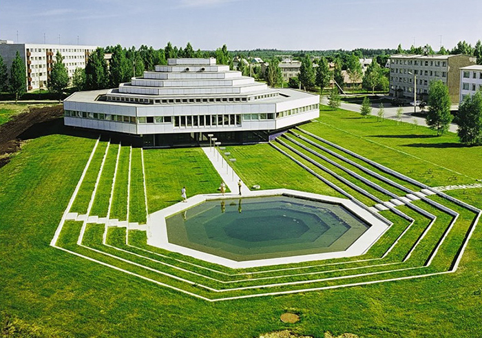 USSR architecture: house - UFO in Rapla, Estonia - Estonia, the USSR, Architecture, Longpost