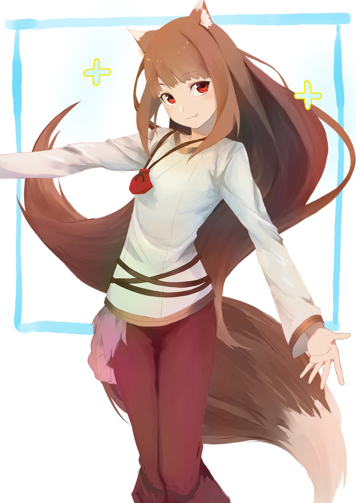  Anime Art, , Holo, Spice and Wolf, Dobutsu