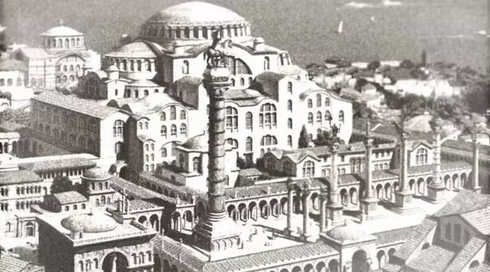 Собор Святой Софии Византия, Восточная Римская империя, Юстиниан, Собор Святой Софии, Константинополь, Стамбул, Длиннопост