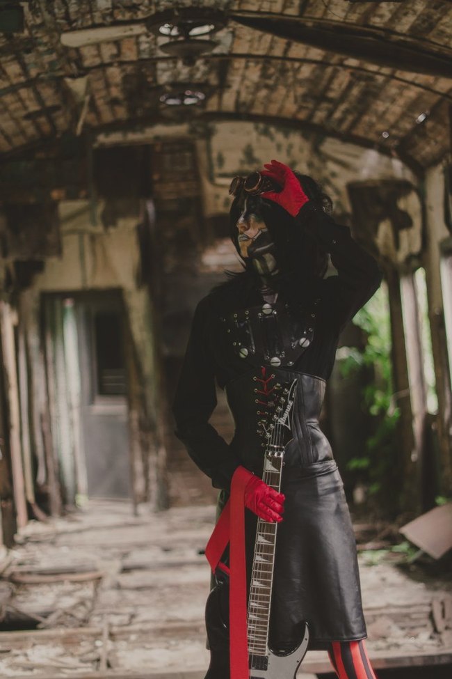 Cosplay Rabbit from Steam Powered Giraffe - My, Cosplay, Steam Powered Giraffe, Music, Leather, A train, Rostov-on-Don, Tanibata, Steampunk, Longpost