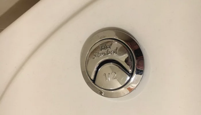 Why are there 2 buttons on the toilet cistern? - Toilet tank, Now you know