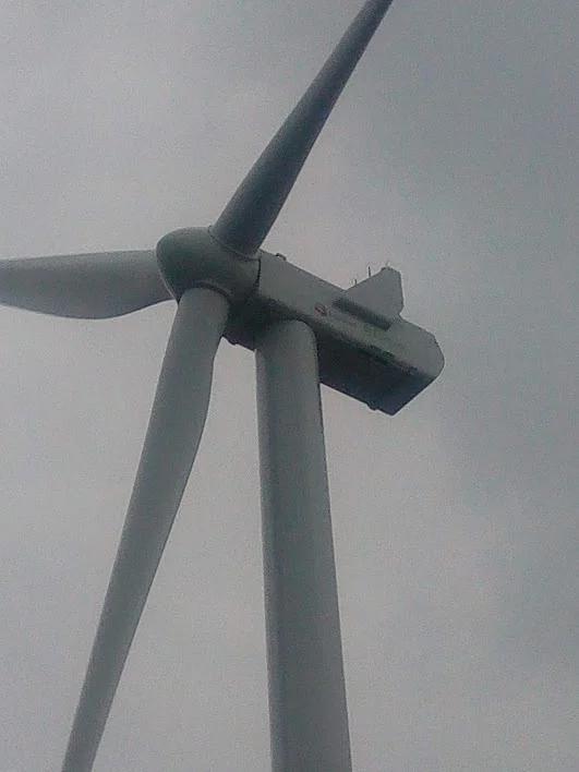 Wind generator close up - My, Technics, Amazing