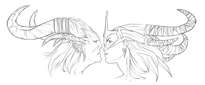 Flamishok outline