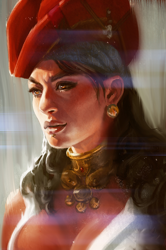 Admiral Isabela - Dragon Age Inquisition, Изабелла, Рисунок