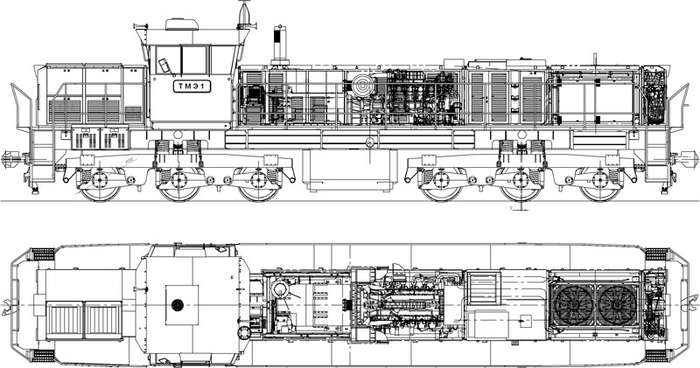 Схема тепловоза тэм2ум