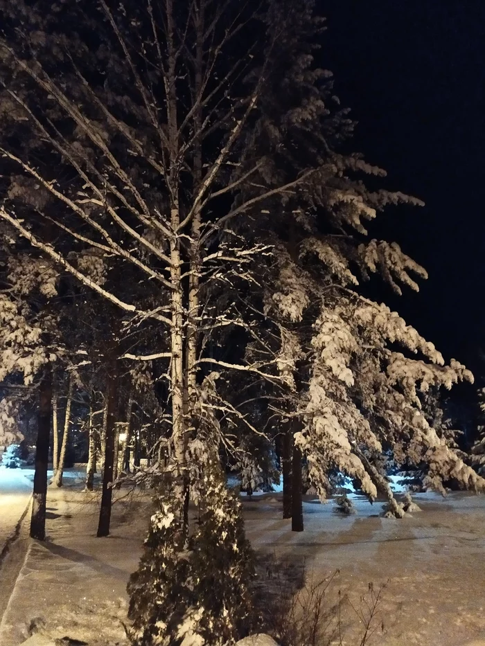 Вечерняя прогулка - Моё, Зима, Башкортостан, Мобильная фотография, Длиннопост