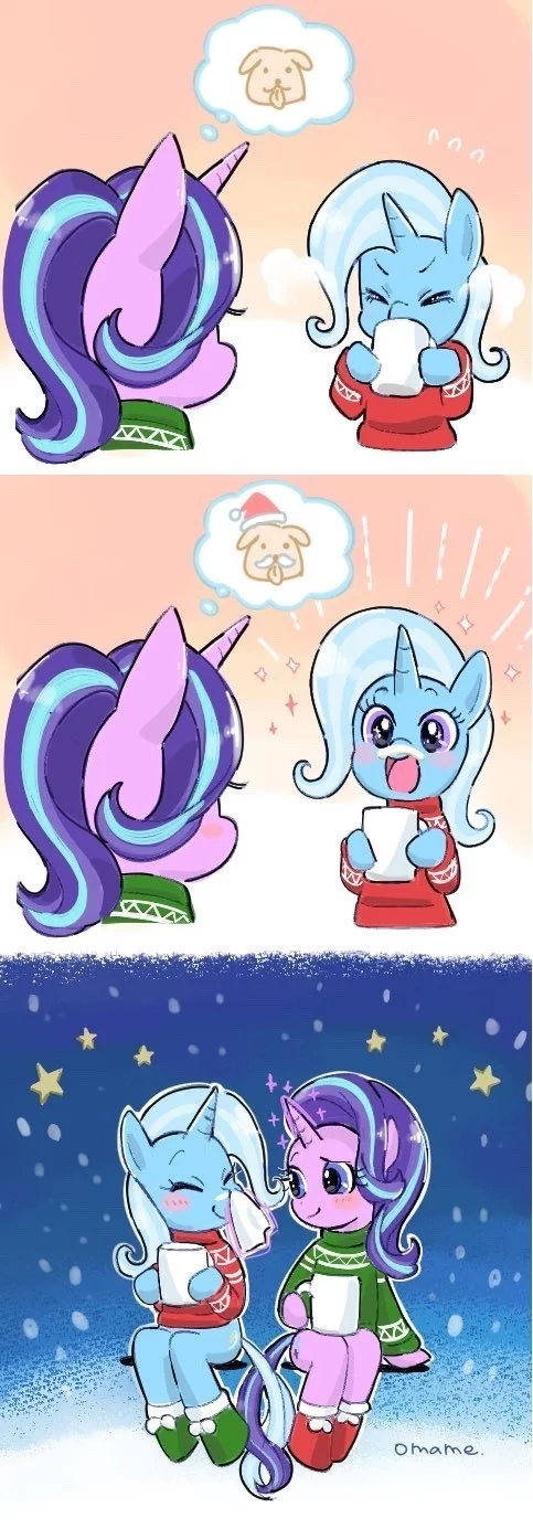 Поняшки - My Little Pony, PonyArt, Trixie, Starlight Glimmer, 5mmumm5